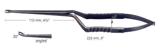 TİTANTUM ANEVRİZMA KLİPS TUTUCU MİNİ 110MM 30' 225MM